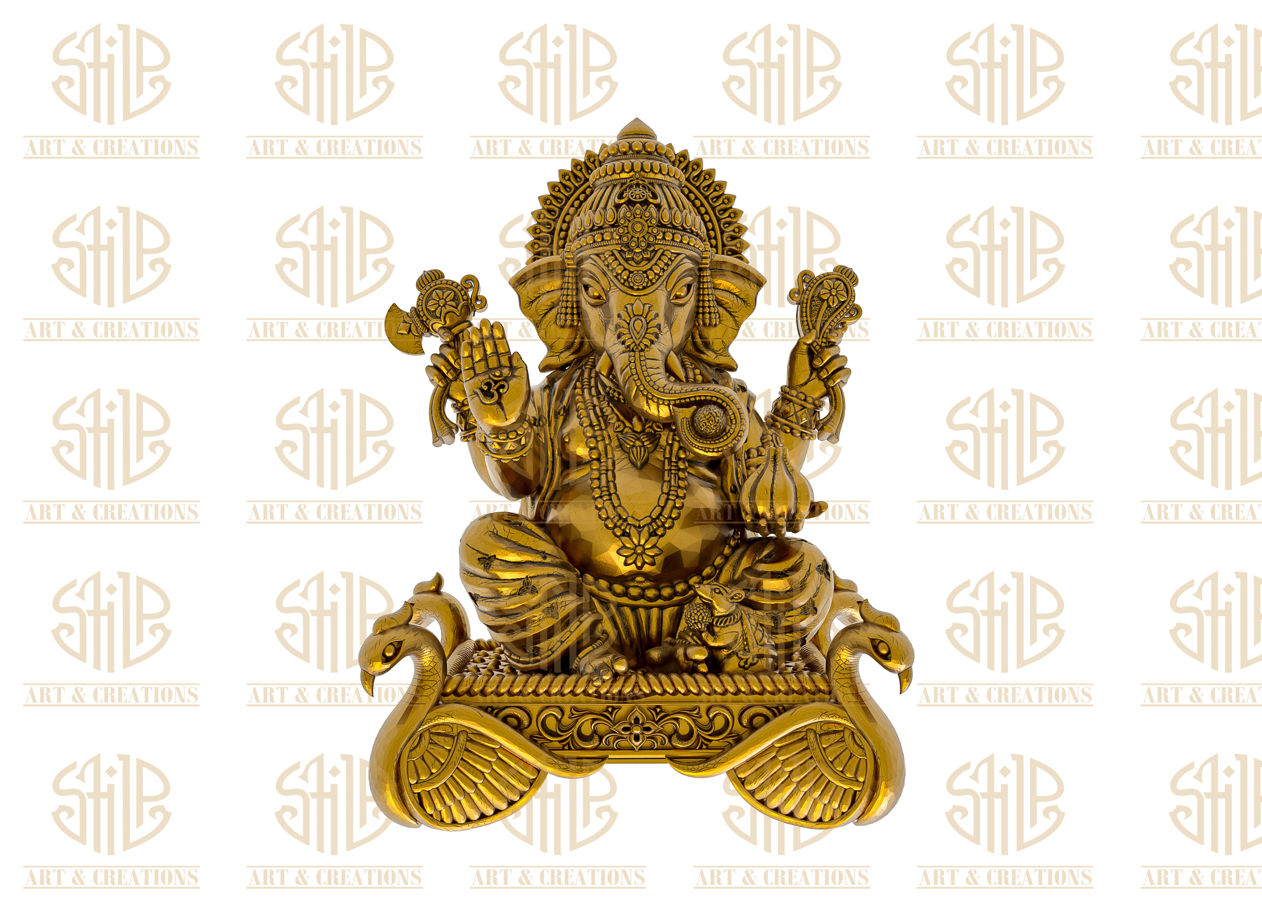 Swan Base Ganesh