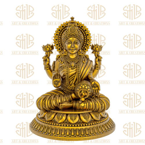 Round Lotus With Laxmi