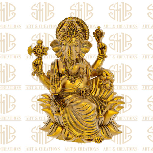 Lotus With Vinayak