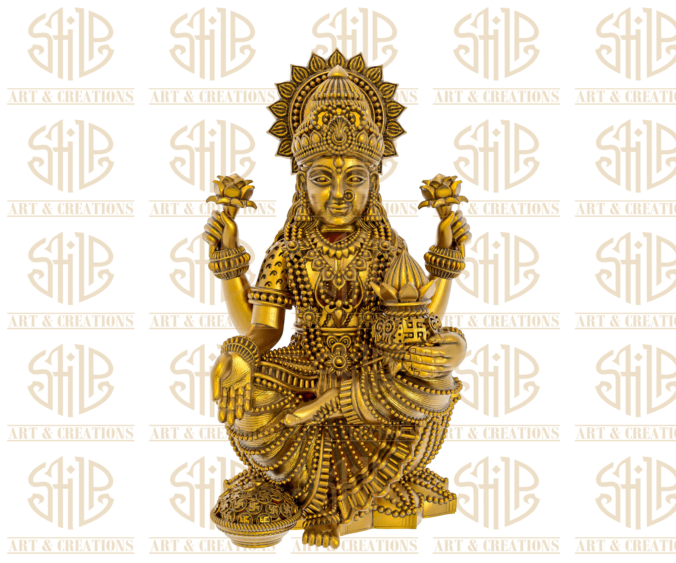 Money Pot With Laxmi