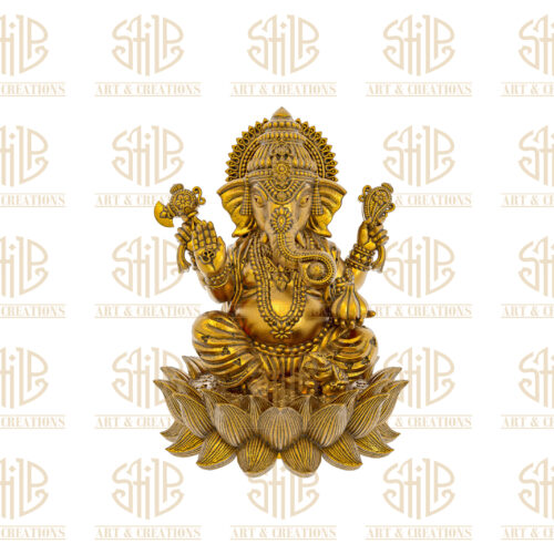 Lotus With Ganesh