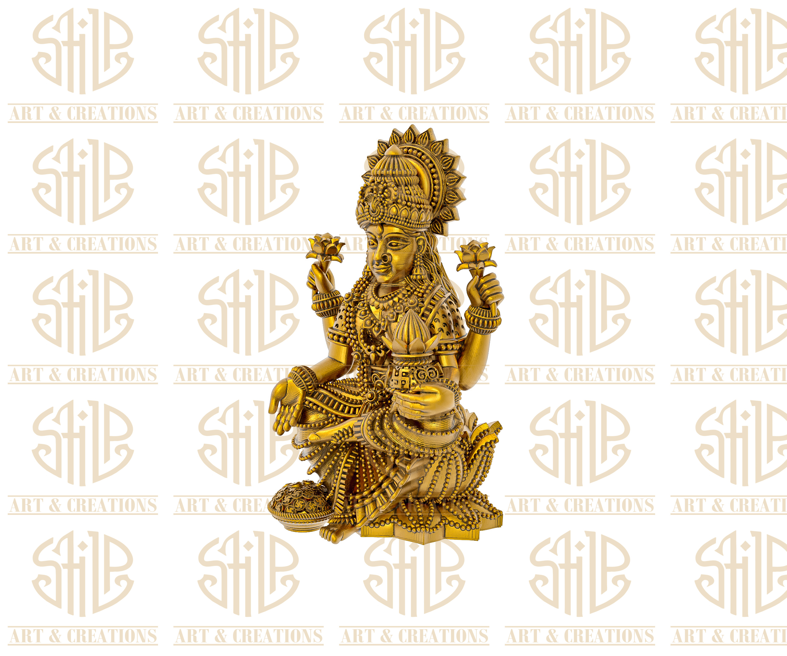 Money Pot With Laxmi - Image 2