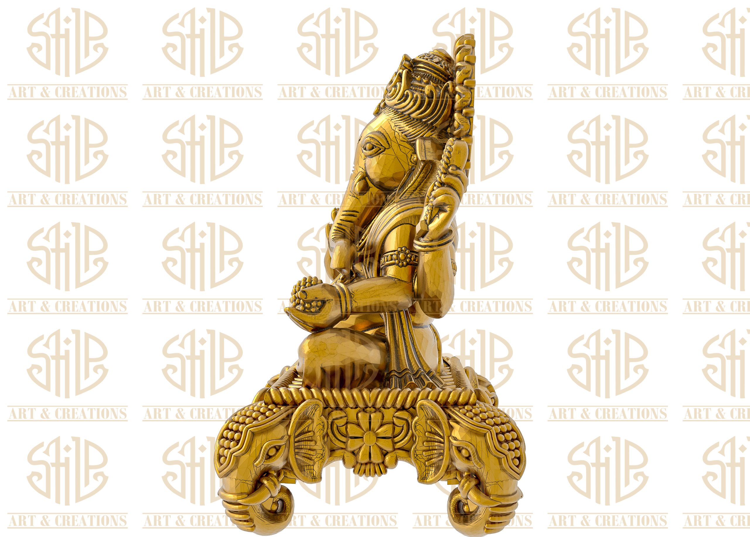 Elephant Base Ganesh - Image 3
