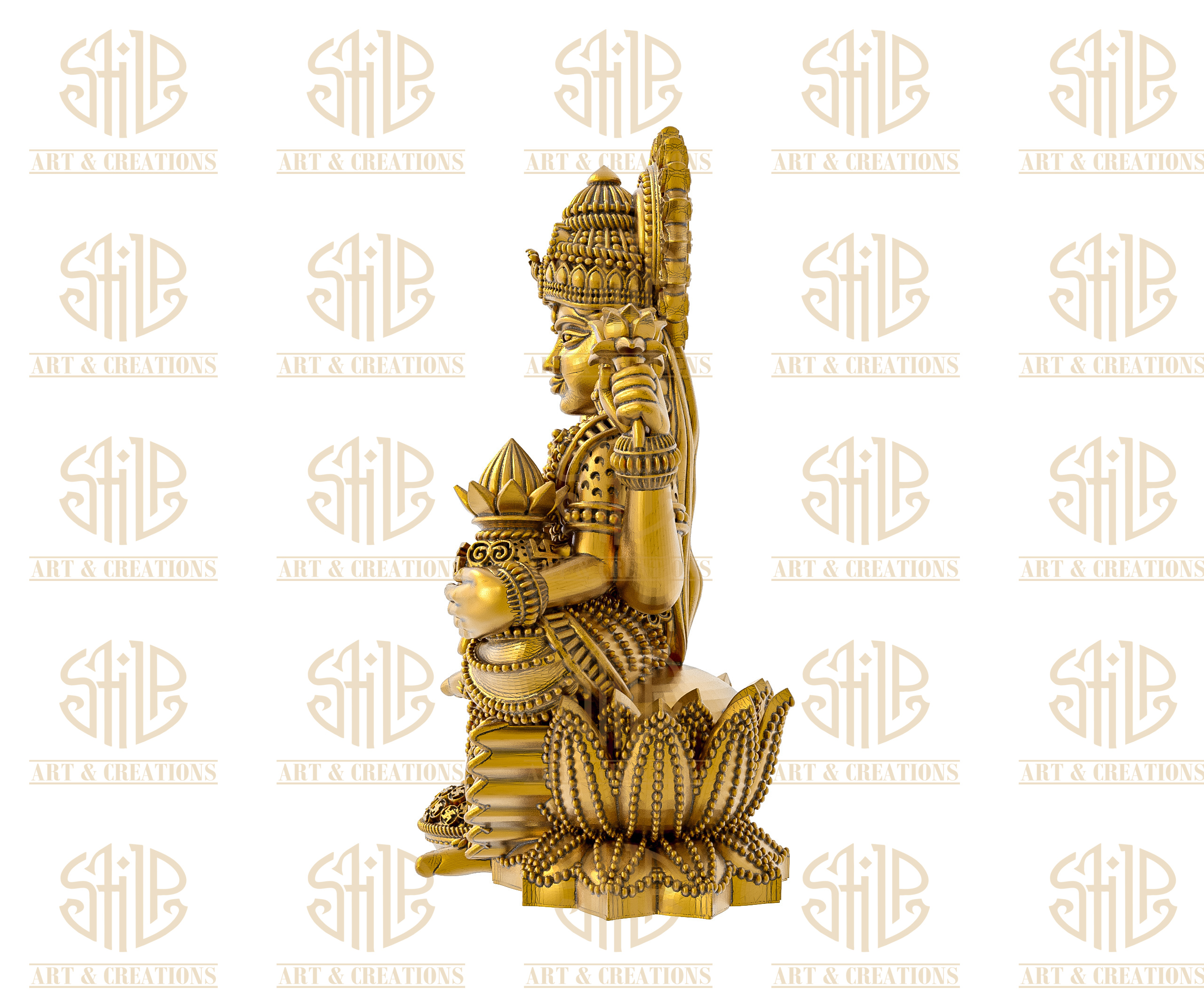 Money Pot With Laxmi - Image 3