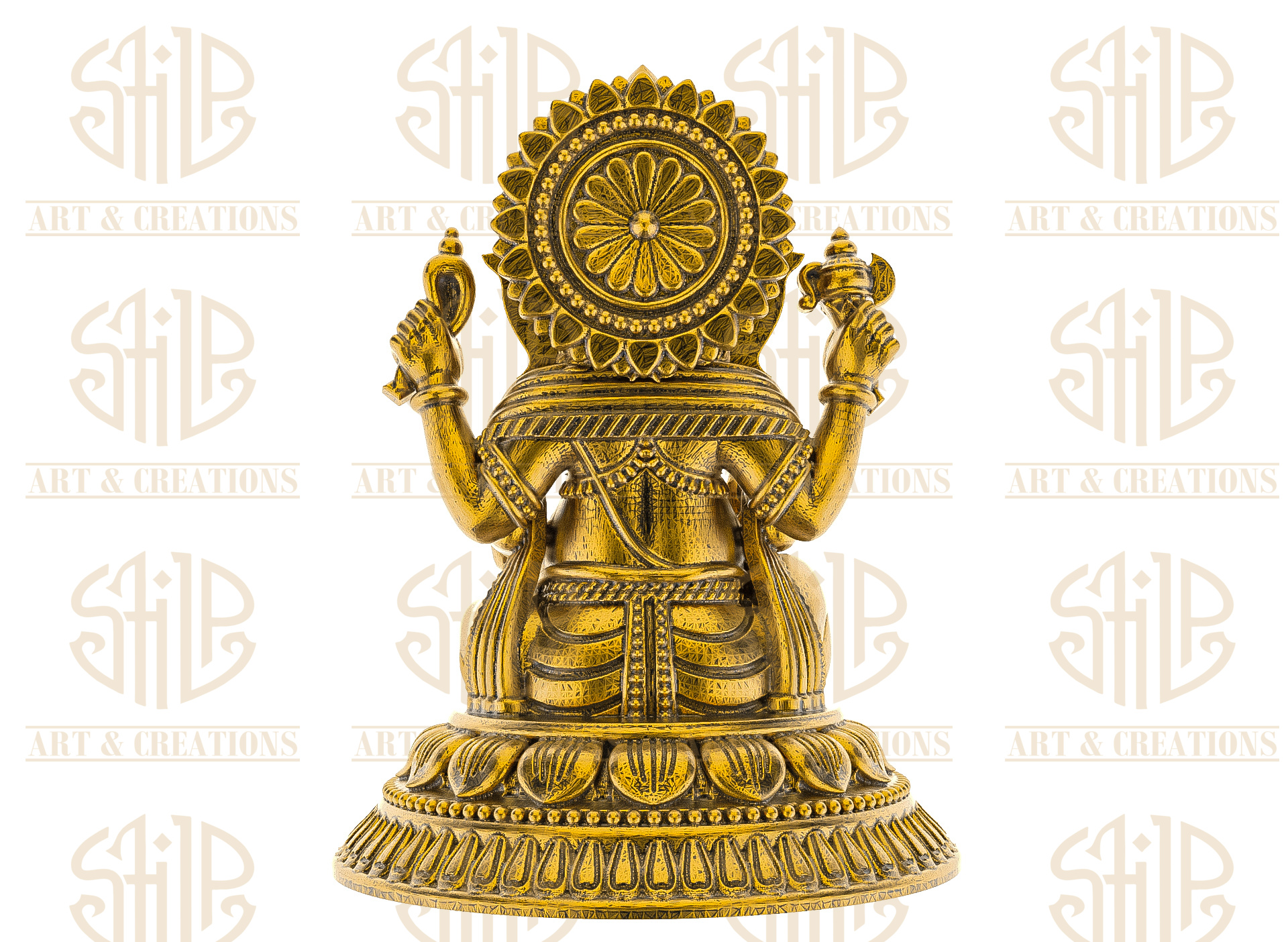 Round Lotus With Ganesh - Image 4