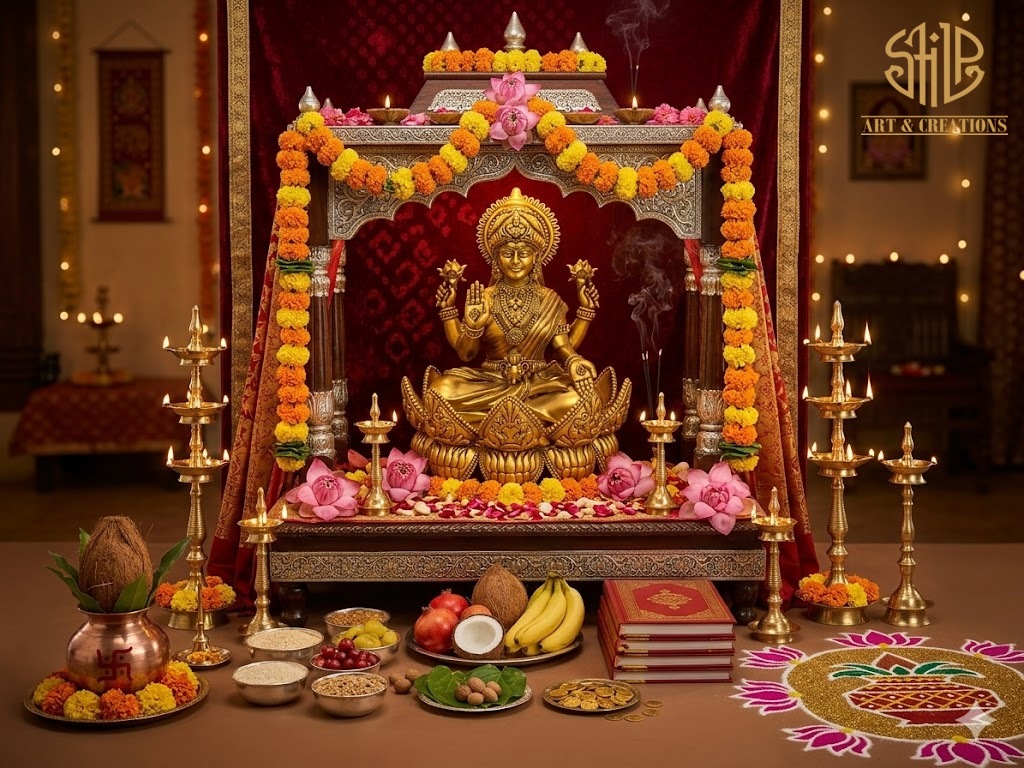 Flowers Shape Laxmi - Image 5