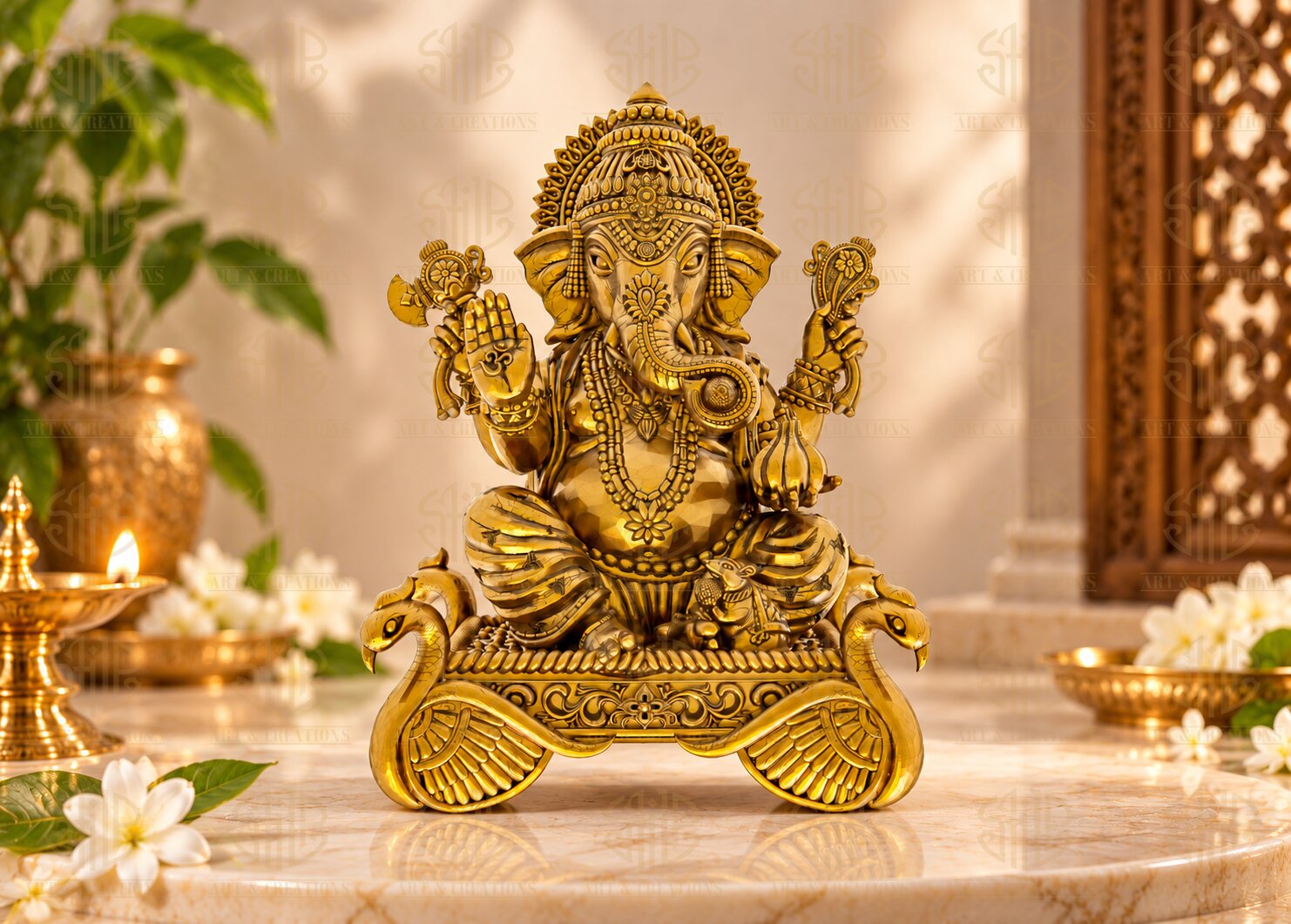 Swan Base Ganesh - Image 5