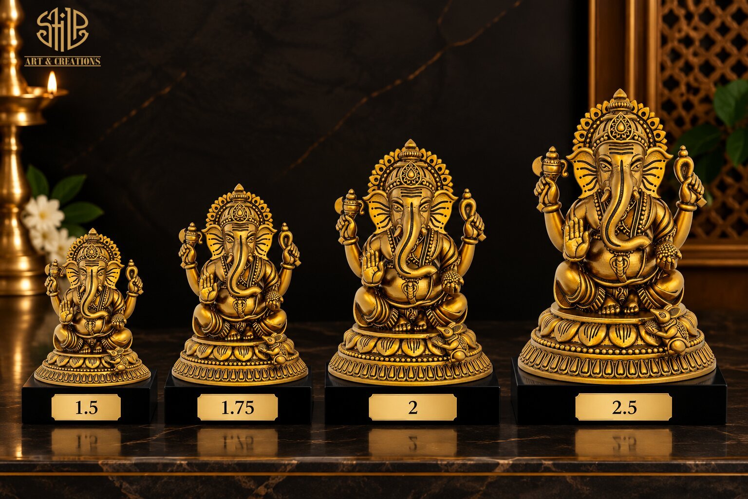Round Lotus With Ganesh - Image 5