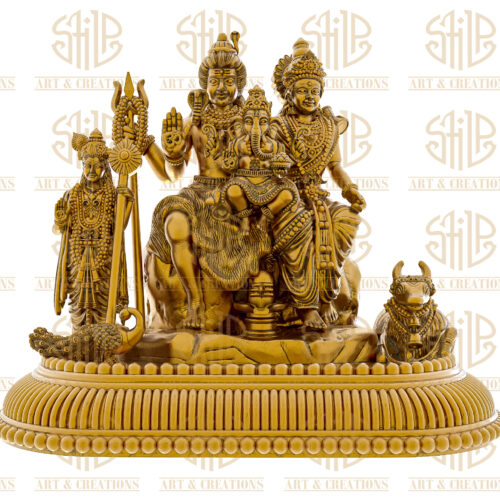 Round Base Shiv Parivar