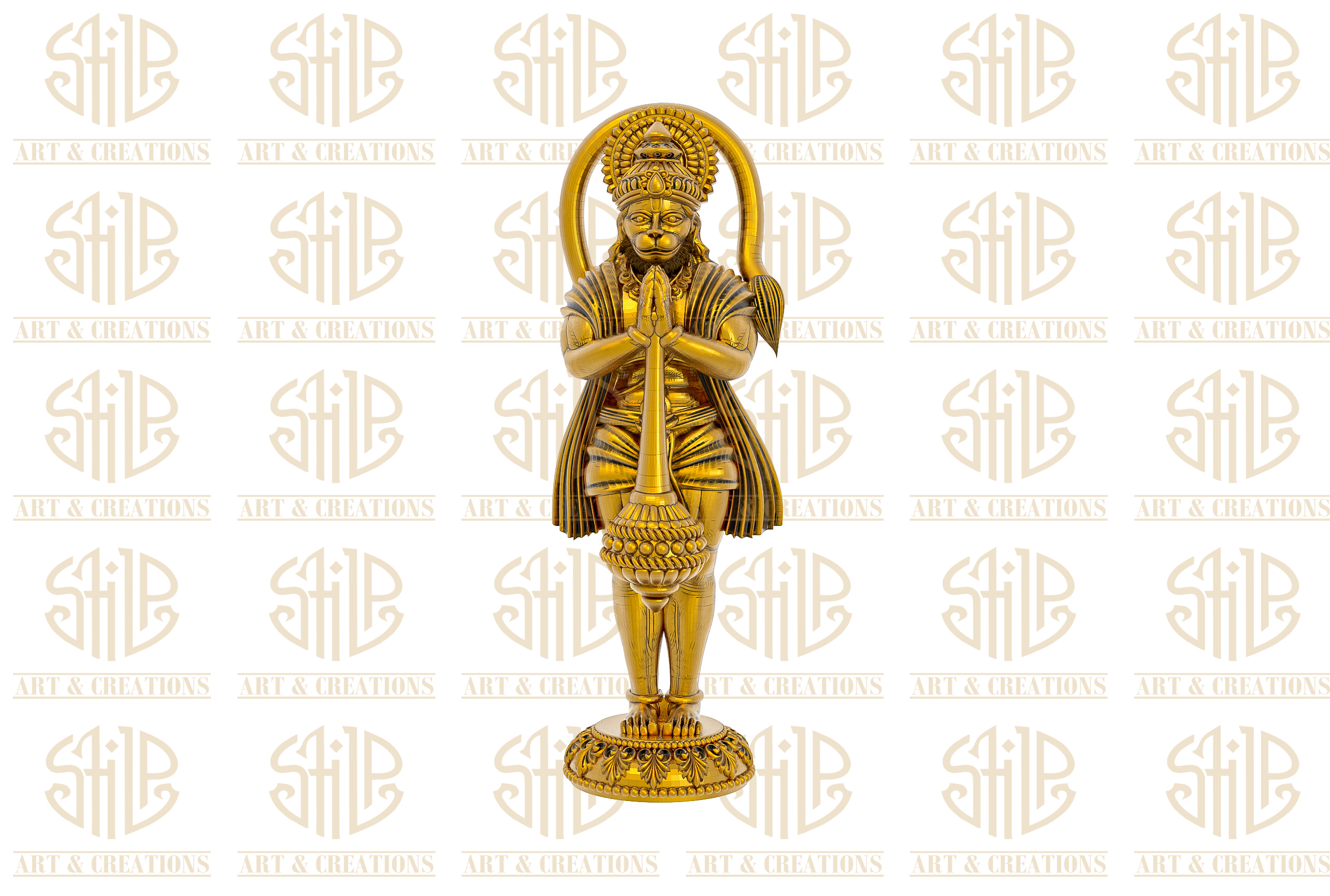 Hanuman With Stand