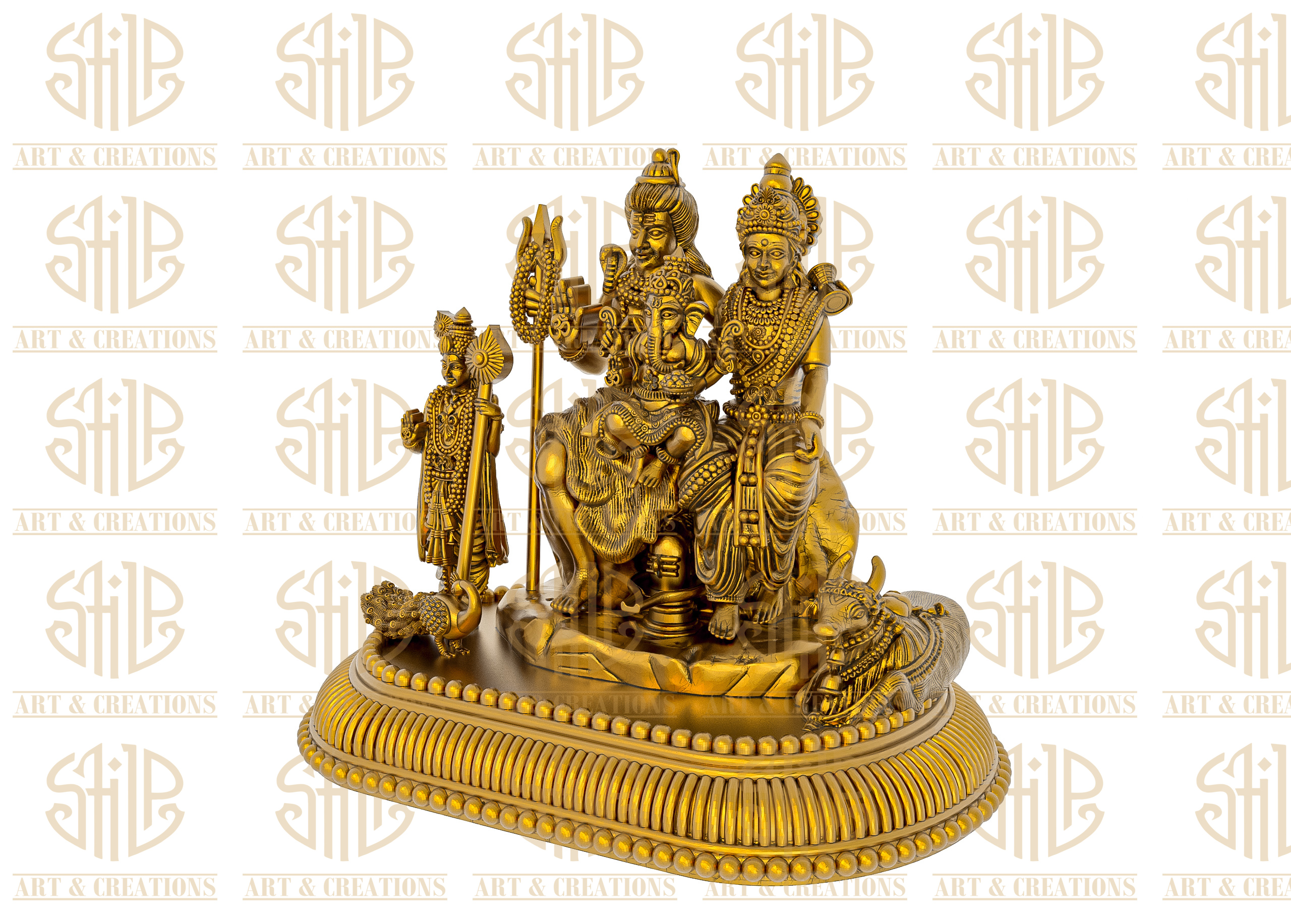 Round Base Shiv Parivar - Image 2