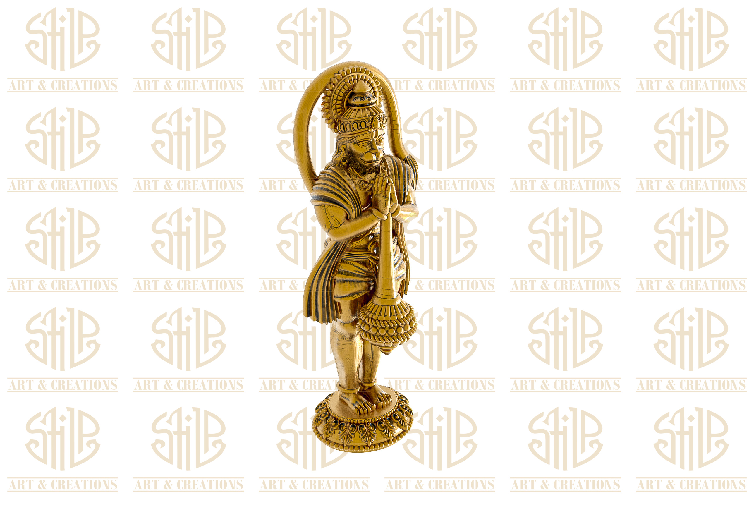 Hanuman With Stand - Image 2