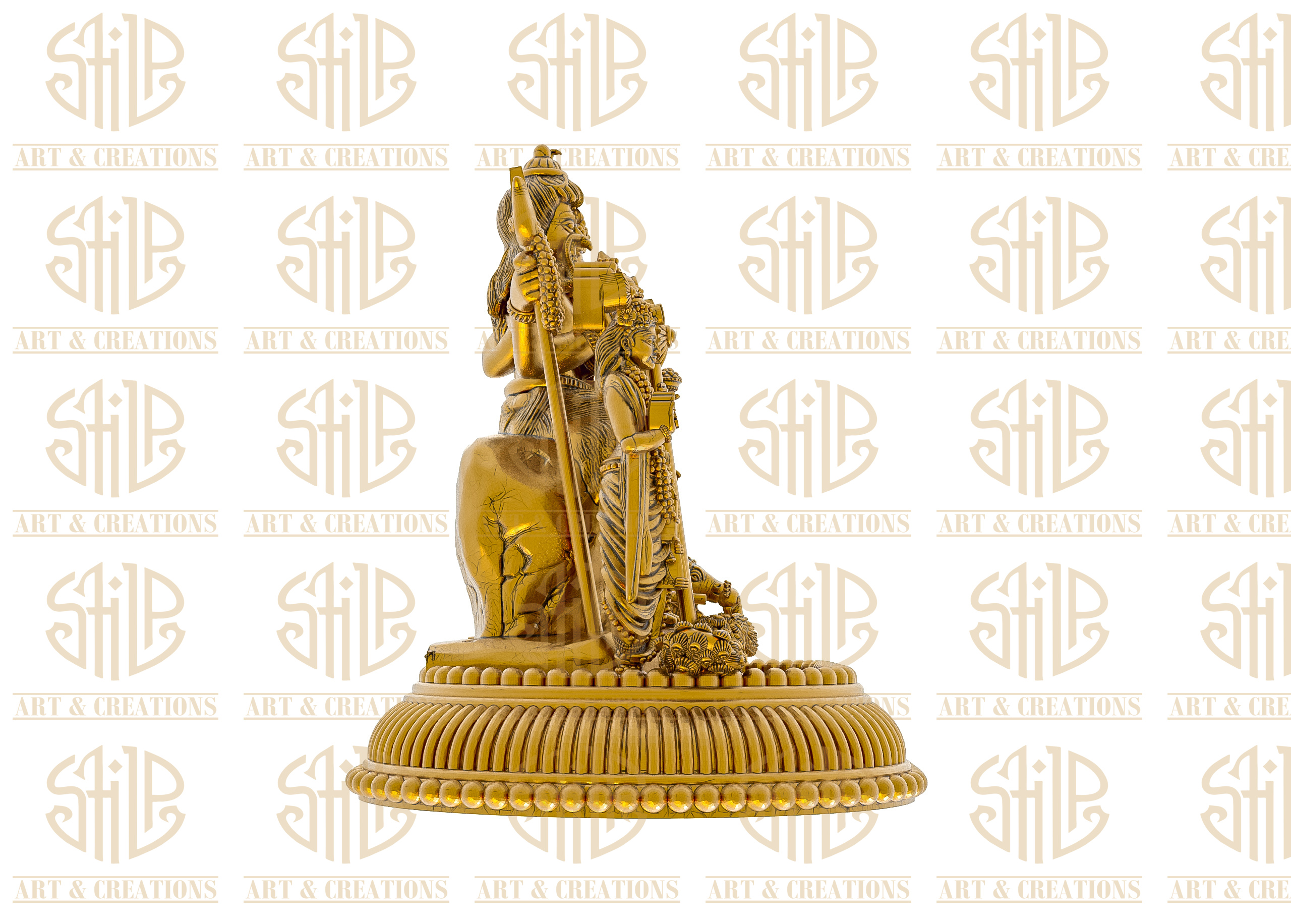Round Base Shiv Parivar - Image 3