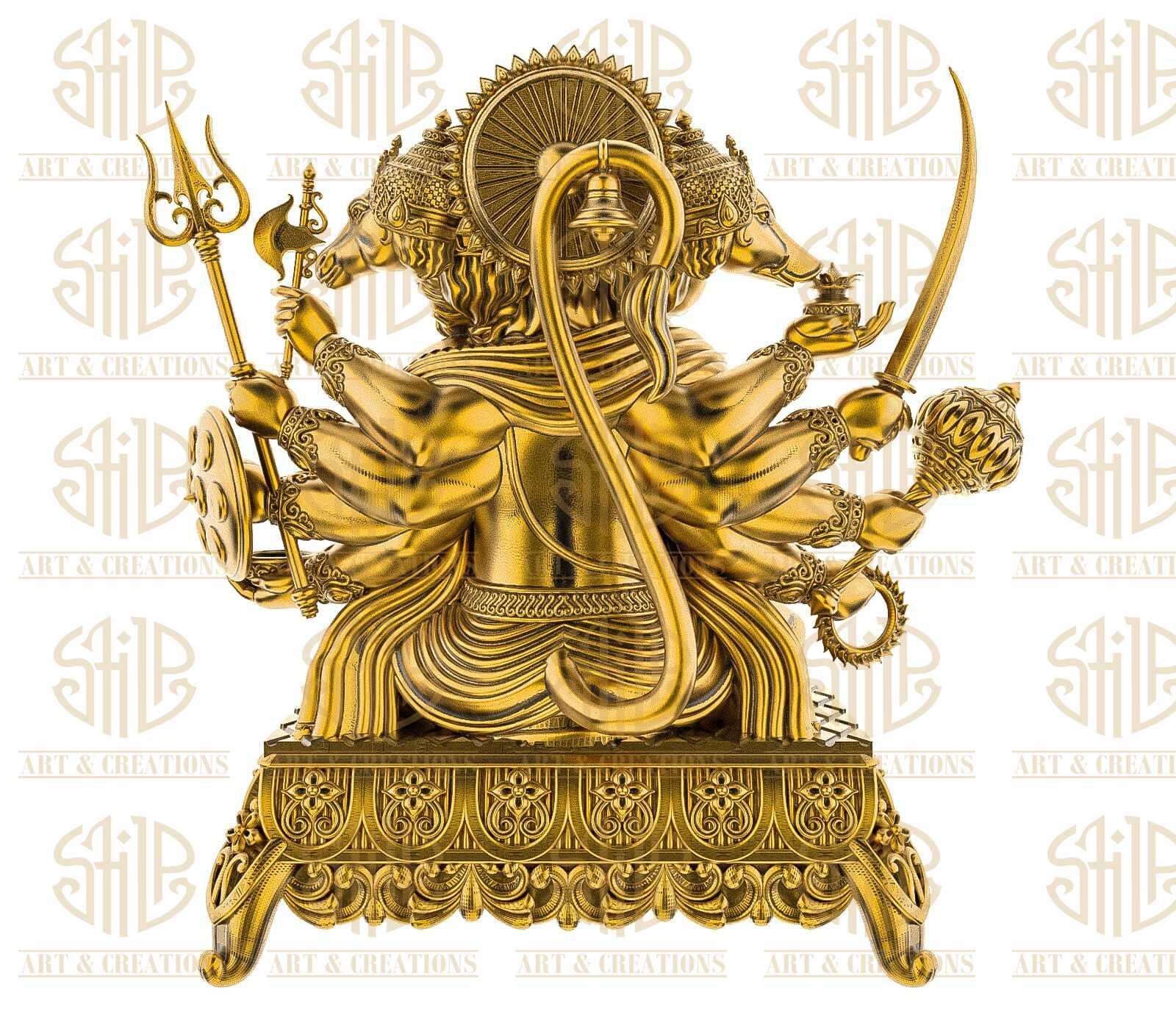 Panchmukhi Hanuman With Bajot - Image 4
